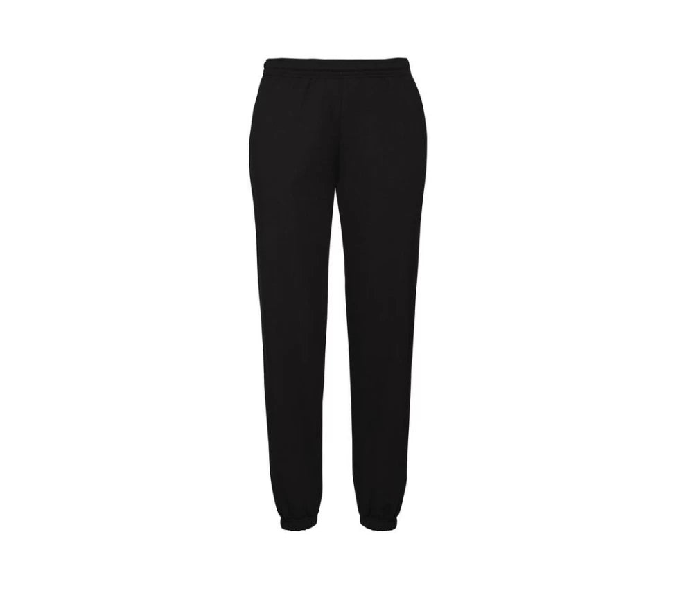 Sweatpants m. Elastik - Black